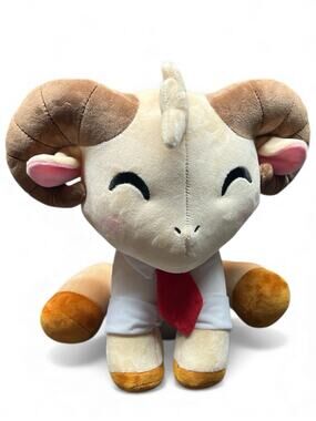 YouTooz Ram Plush Toy w/ Red Tie – Collectible Goat Figure – Cute & Rare